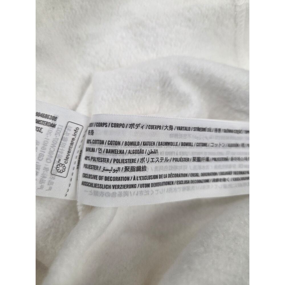 Hollister x Blue 84 Off Shoulder NWT University of Miami Sweatshirt Off-White M - Picture 5 of 6